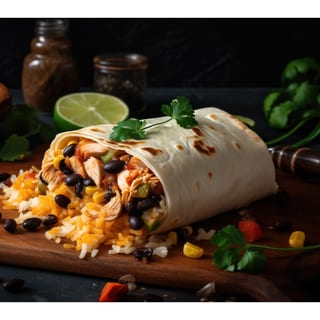 Jolly Green Giant Burrito