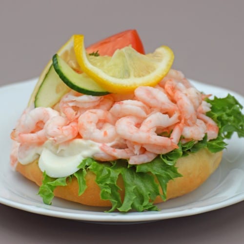 Baby Shrimp Sandwich.