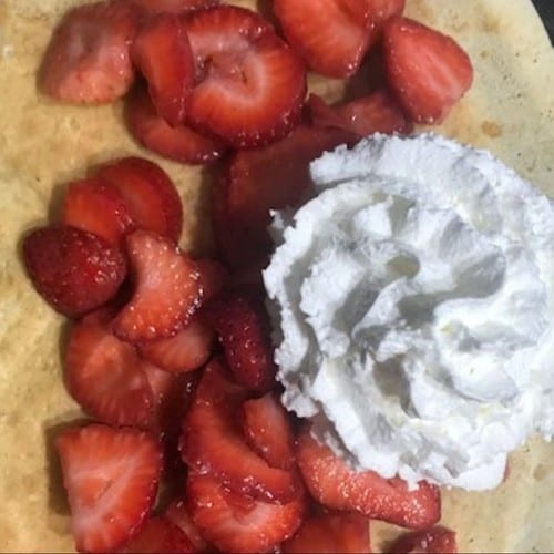 Strawberry and Cream.