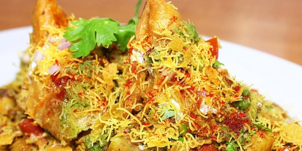 Samosa Chaat.
