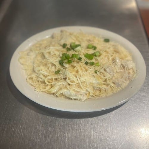 Fettuccine Alfredo.