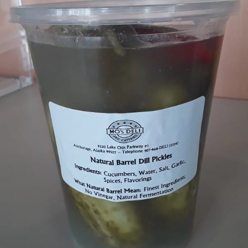 Quart Deli Pickles.