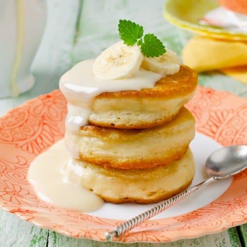 Tres Leches Pancakes.