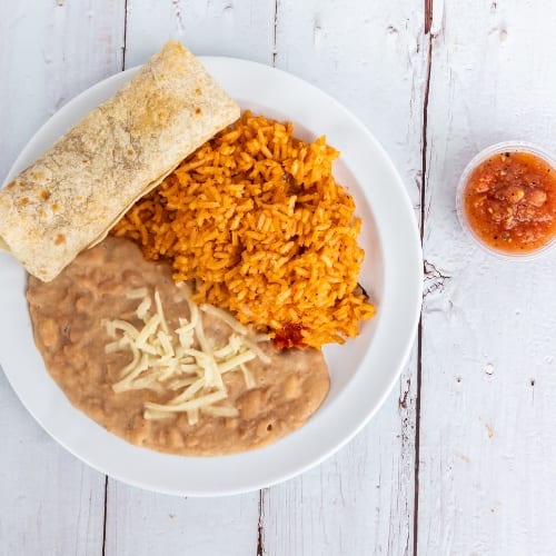 Sm Bean Rice & Ch Burr Pl.