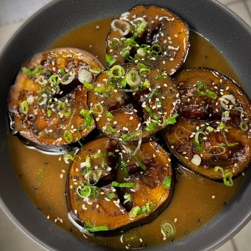 Nasu Dengaku Miso Eggplant.