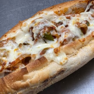 LARGE SAUSAGE, ONION & PEPPER PARM  SUB