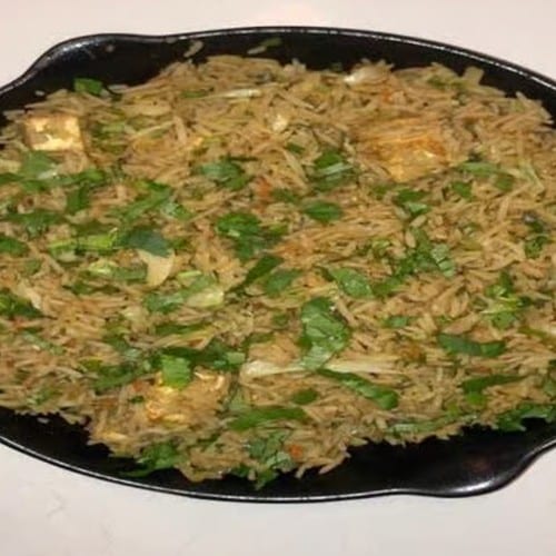 Paneer Fried Rice Tray.