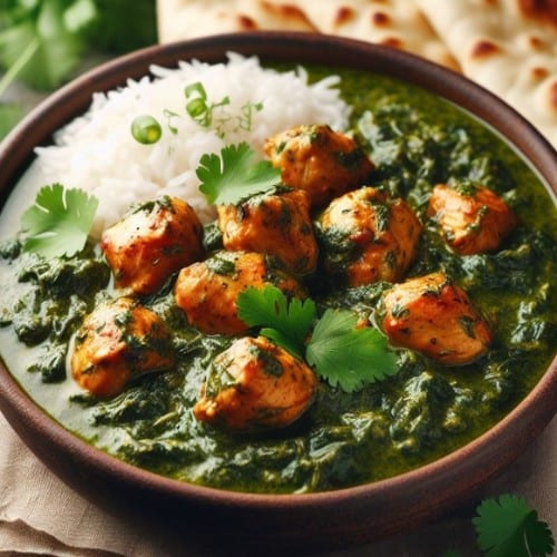 Chicken Palak.