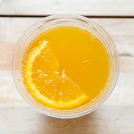 Fresh Pressed Orange Juice.