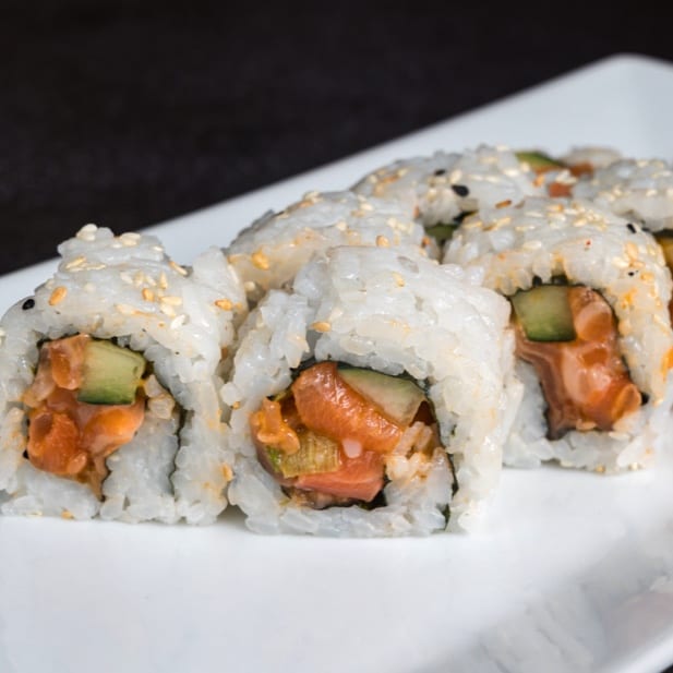 Spicy Salmon Roll.