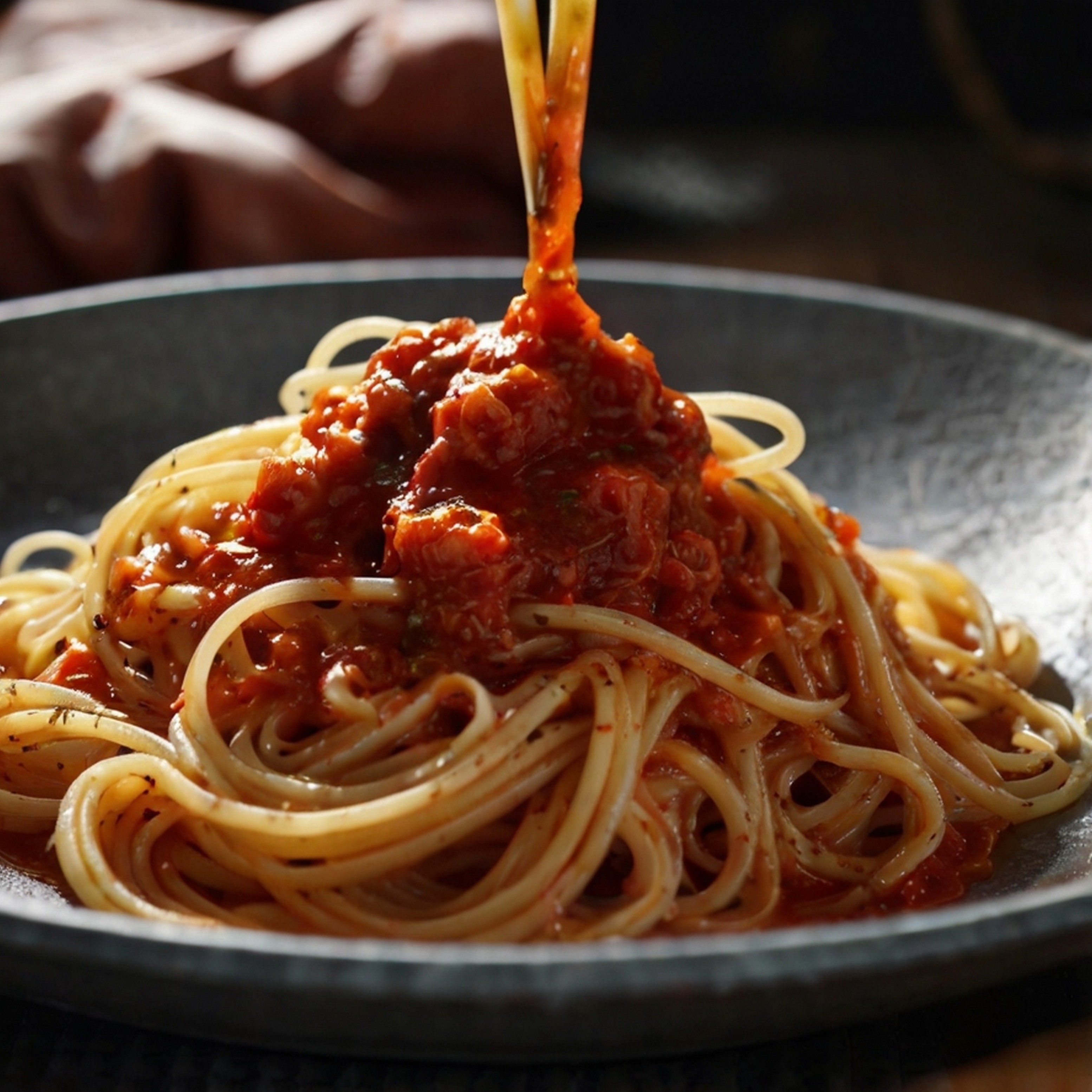 Spaghetti with Marinara.