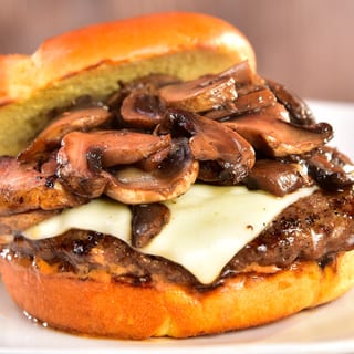 7. Mushroom Swiss Burger