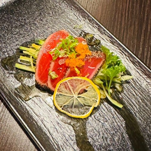 Black Pepper Tuna Tataki (3)🐟.