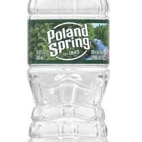 Bottled water.