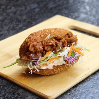 Spicy Gochujang Pork Croquette Combo (French Fries & Drink)