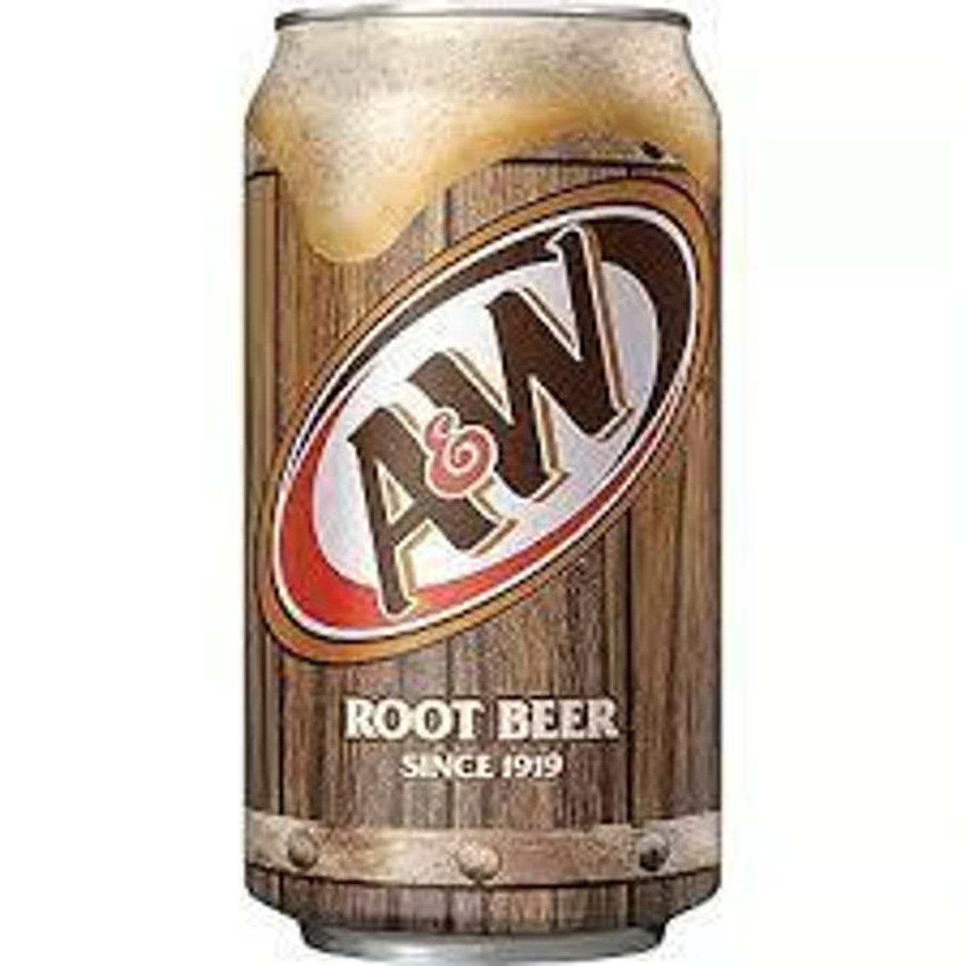 A&W Root Beer Can.