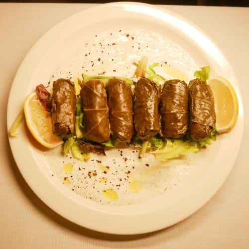 Vegetarian Grape Leaves.