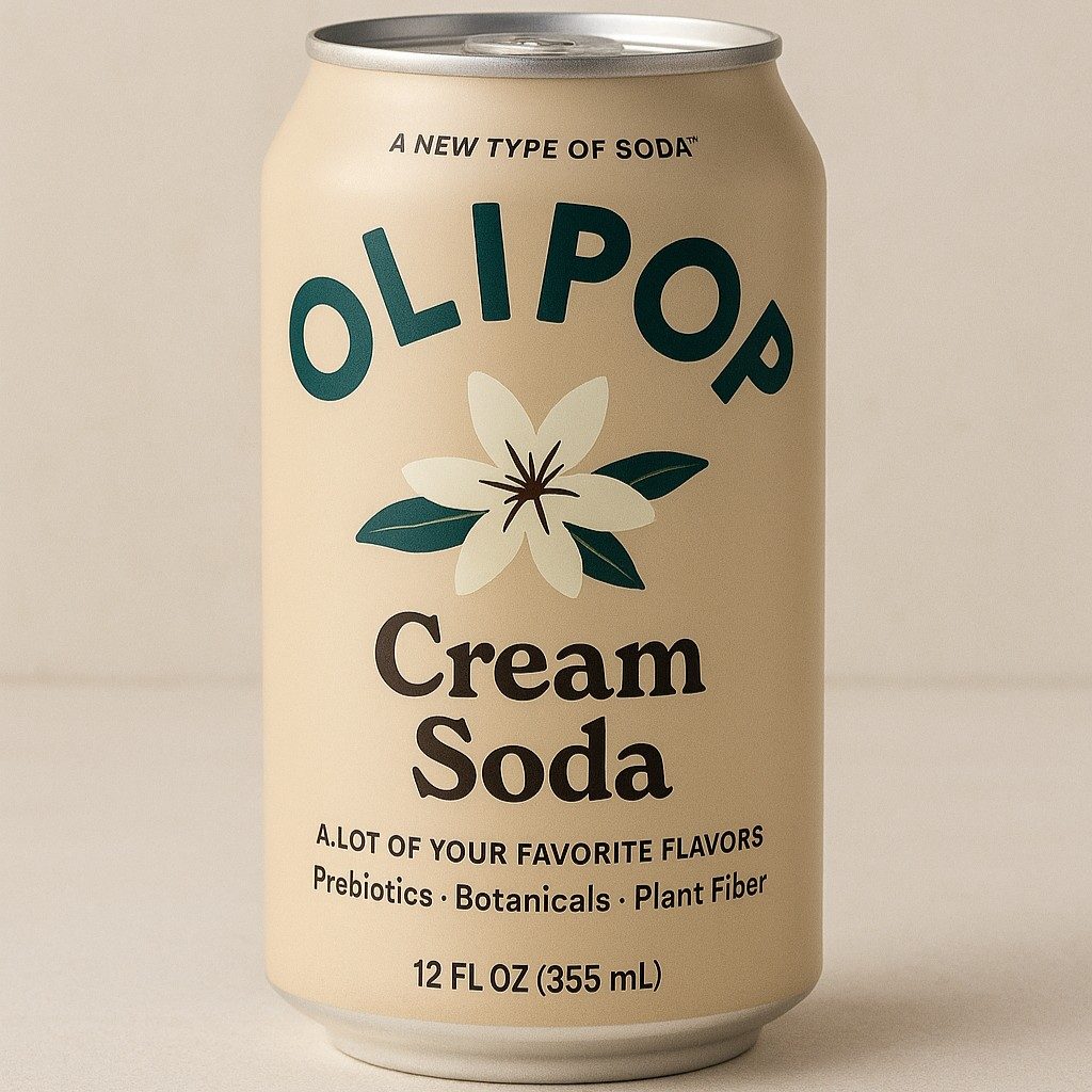 Olipop Cream Soda.