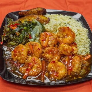 Succulent and Juicy Shrimp Meal 