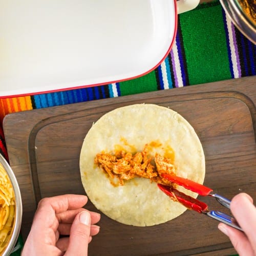 Build Your Own Enchiladas.