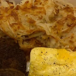 2 Eggs With Bacon Or Sausage