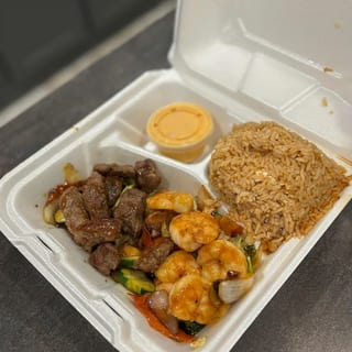 Scallop and Filet Mignon Hibachi