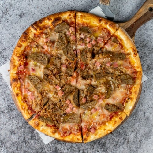 Meat Lovers Pizza.