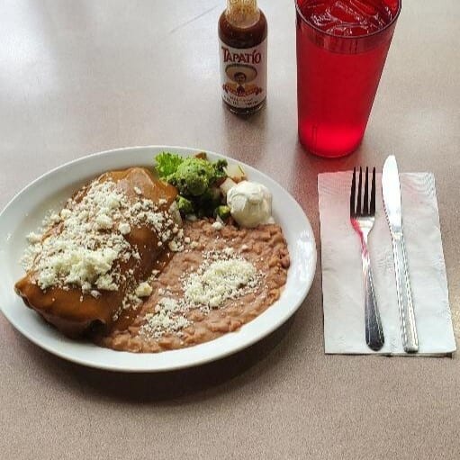 Chile Colorado Burrito.