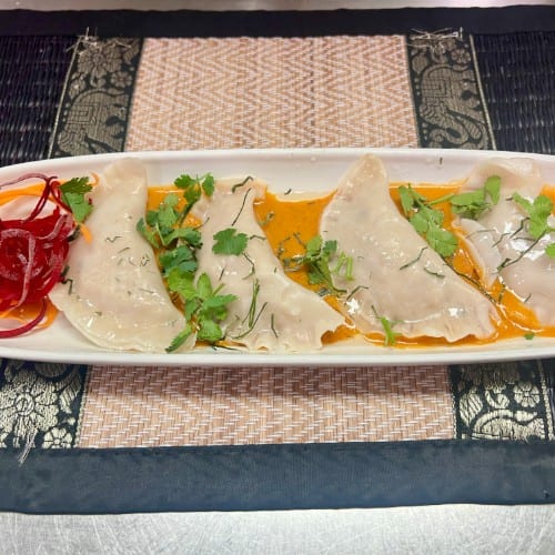 Coconut Curry Dumplings.