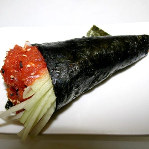 Spicy Tuna Handroll.