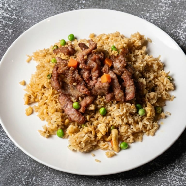 F6. Beef Fried Rice.