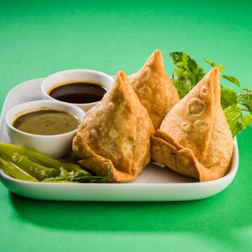 Vegetable Samosa.