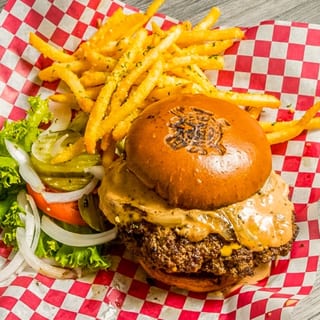 Cheese Double Smash Burger