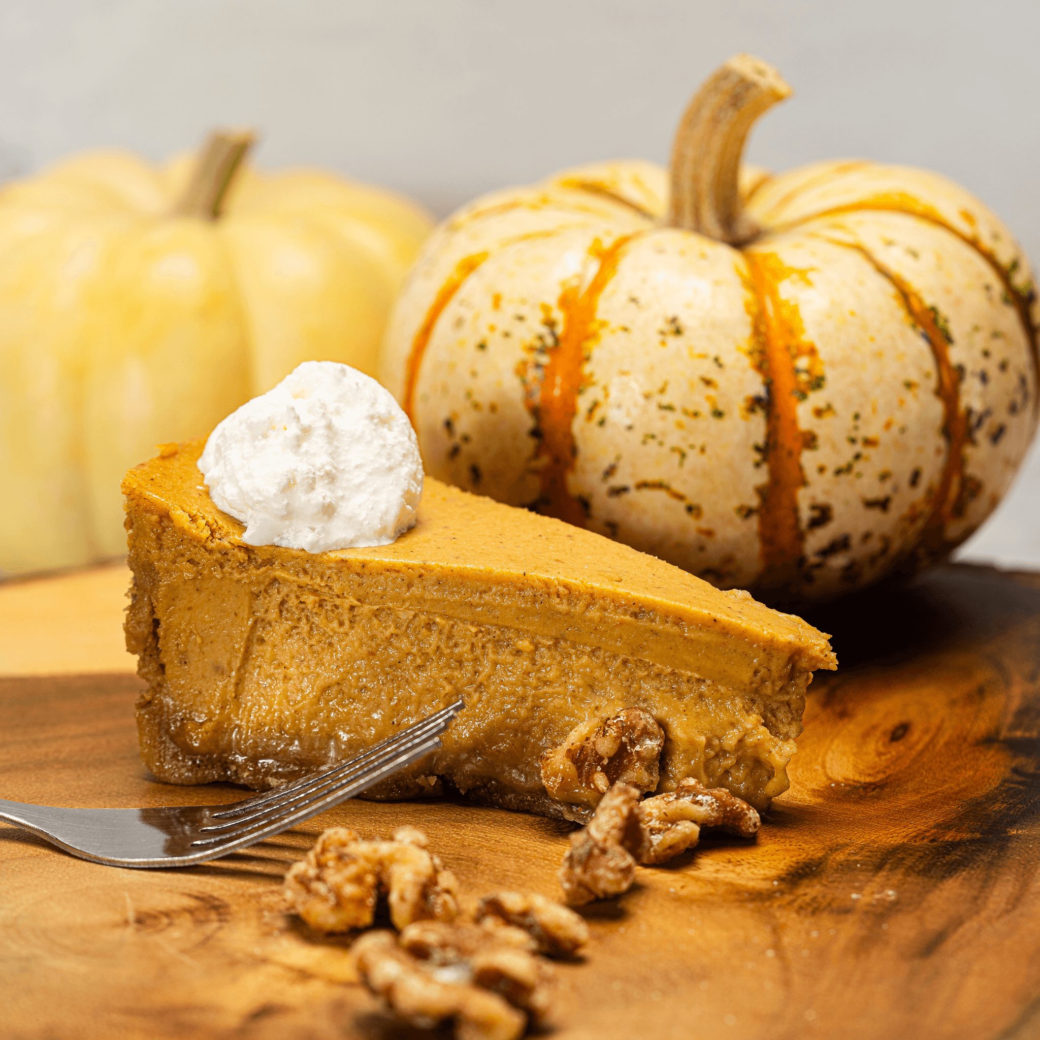 Pumpkin Cheesecake.
