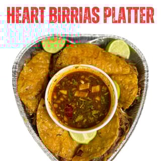 HEART BIRRIA PLATTER