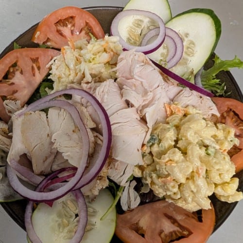 Fresh Roast Turkey Dinner.