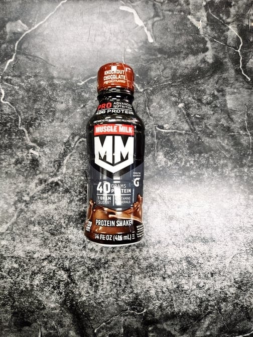 Muscle Milk 40 Grams Protein 1 Gram Sugar Knockout Choc. 14 Oz.