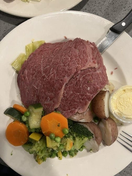 Corned Beef Hash & Eggs.