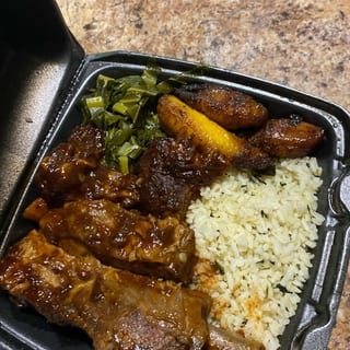 Braised BBQ/Jerk Ribs (Pork)