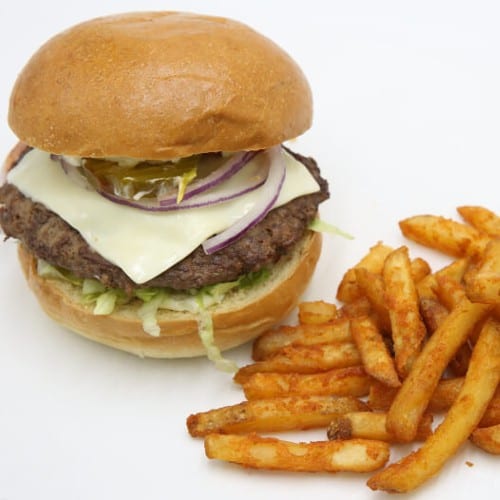 Double Cheeseburger & Fries Combo.