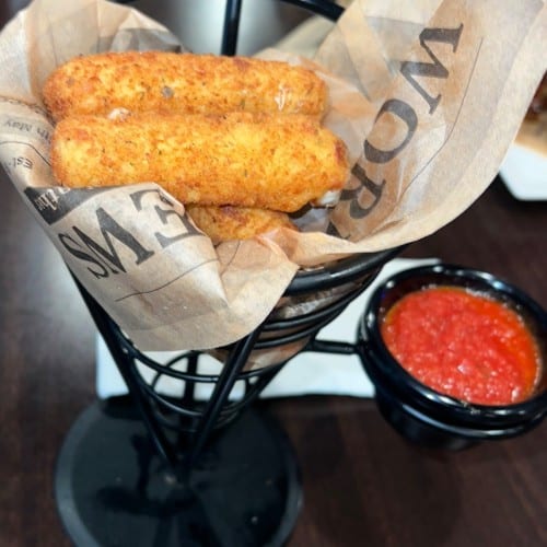 Hockey Cheese Sticks.