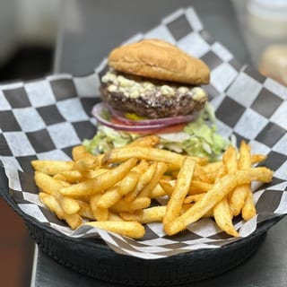 Black and Bleu Burger