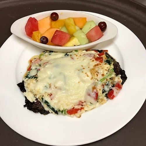 Stuffed Portobello Scrambler.