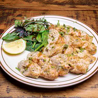 Ground Lamb & Cheese Kebab