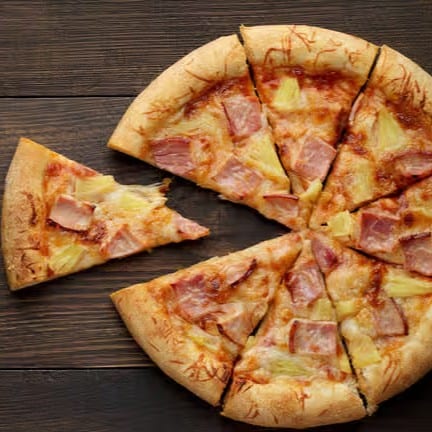 BBQ Hawaiian Pizza.