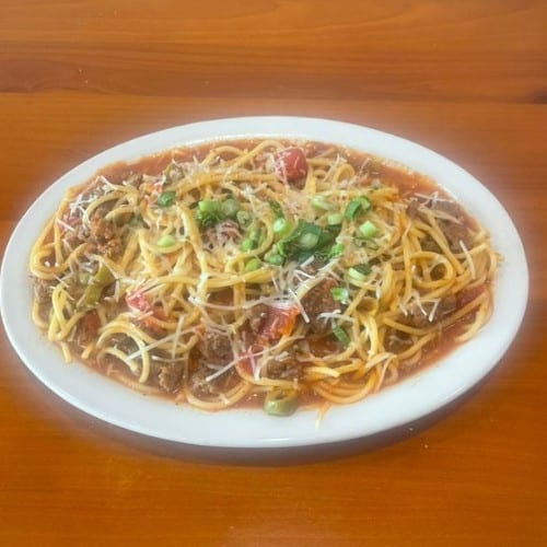 Spaghetti Meat Sauce.