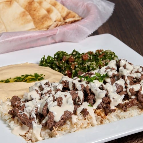 Chicken \ Beef Shawarma Platter.