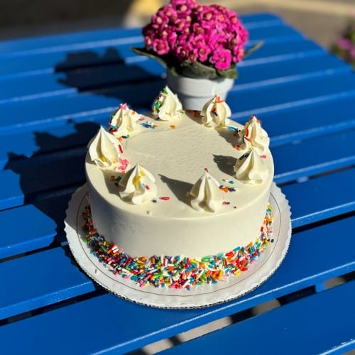 6" Funfetti Cake-Serves 6-8.