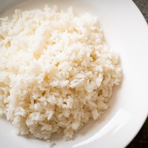 Cup of Plain Rice.