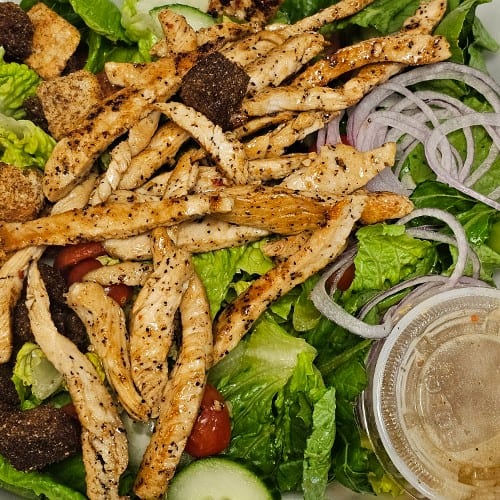 Chicken Caesar Salad.